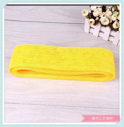 黃色精品寬條網狀彈性織帶 工藝品包裝輔料的首選